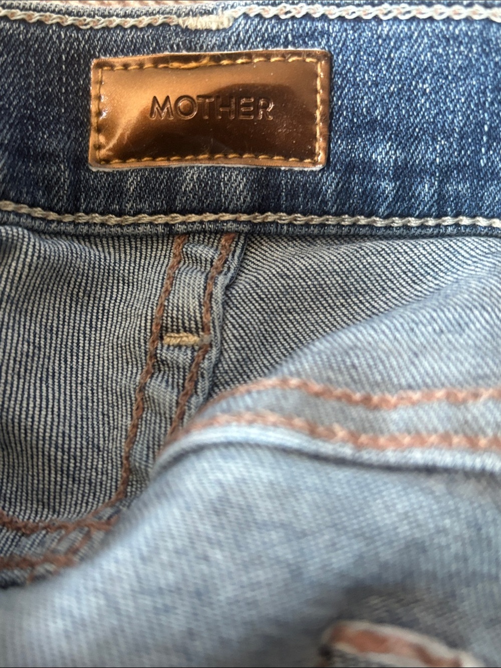 MOTHER The insider crop Step Chew Dancing on Coals Size 31 - Picture 3 of 7